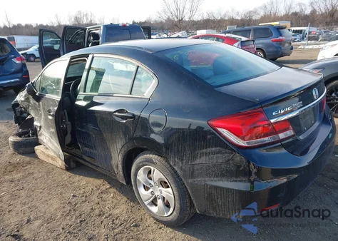 2015 Honda Civic Lx из США, поврежденный, VIN 19XFB2F56FE041462